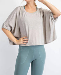 Rae Mode - Oversized Twisted Sleeve Tee
