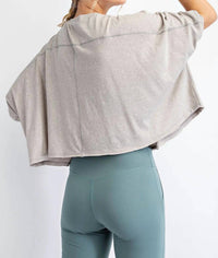 Rae Mode - Oversized Twisted Sleeve Tee