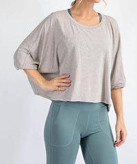 Rae Mode - Oversized Twisted Sleeve Tee