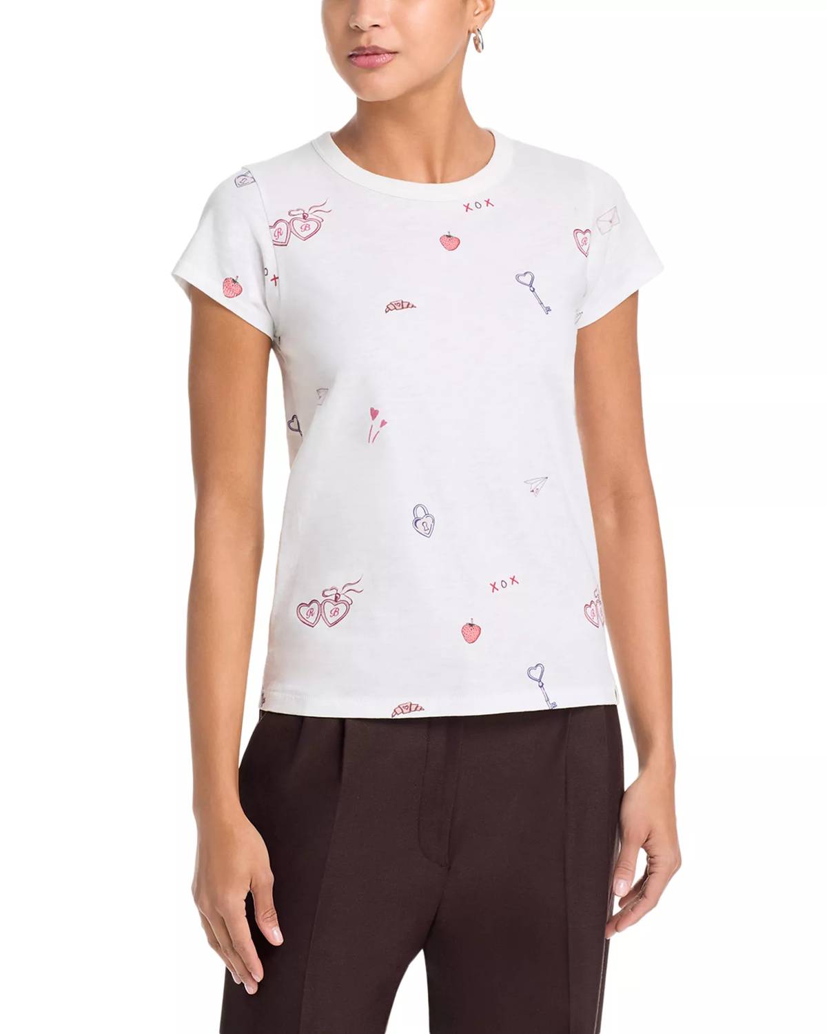 Rag & Bone - All Over Valentines Tee
