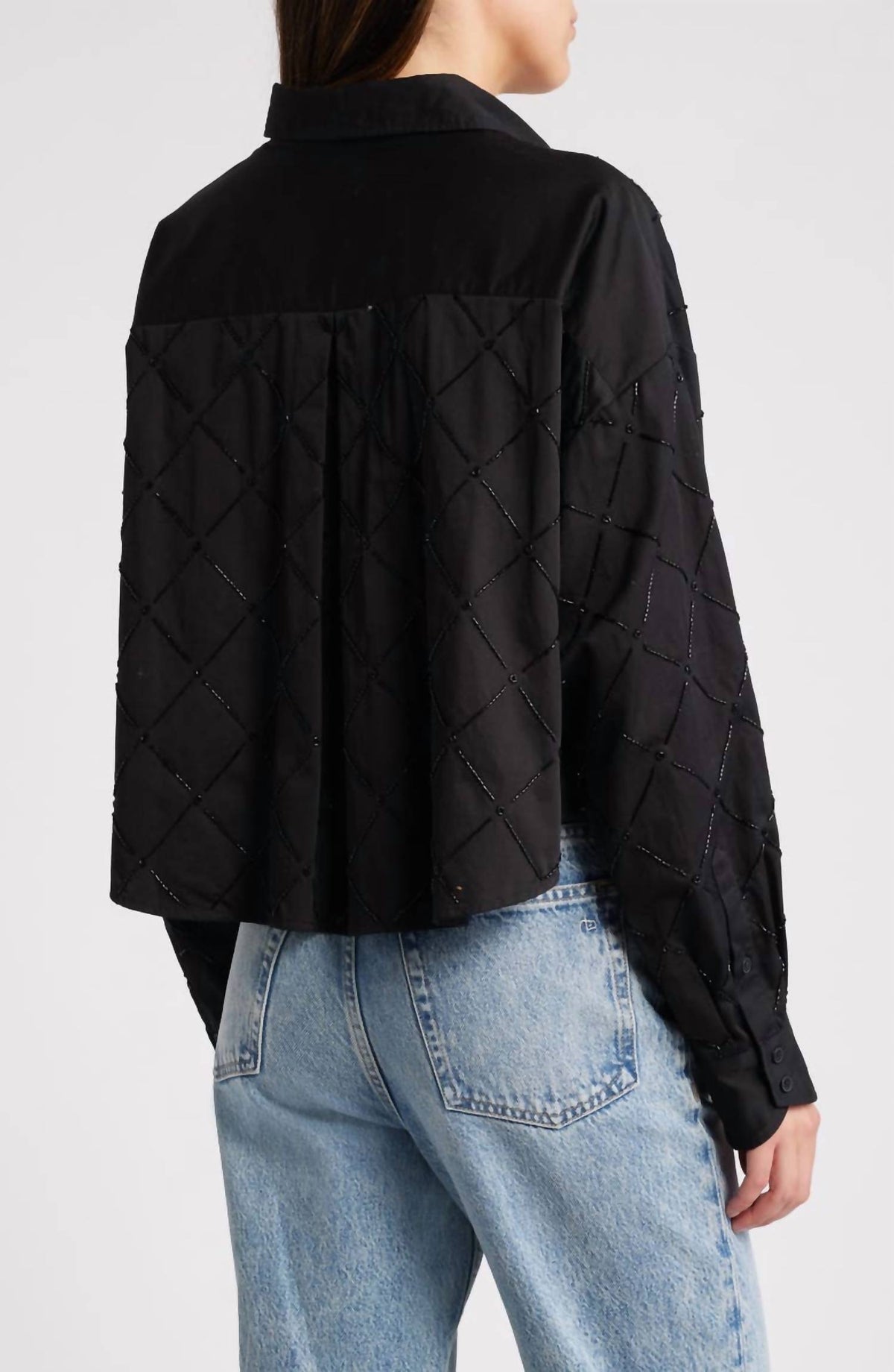 Rag & Bone - Beatrice Beaded Button-up Shirt