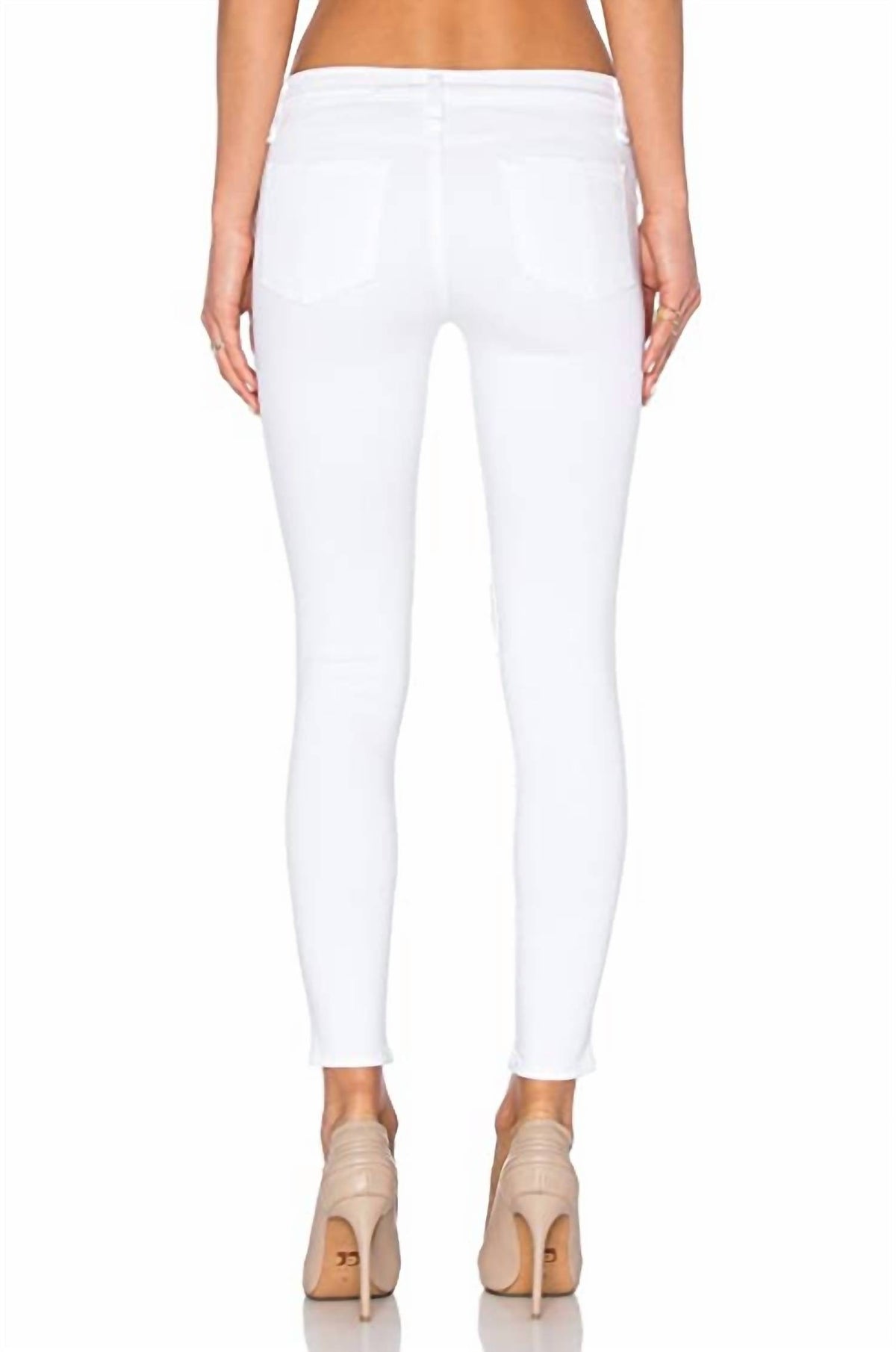Bright Capri Jean with Holes