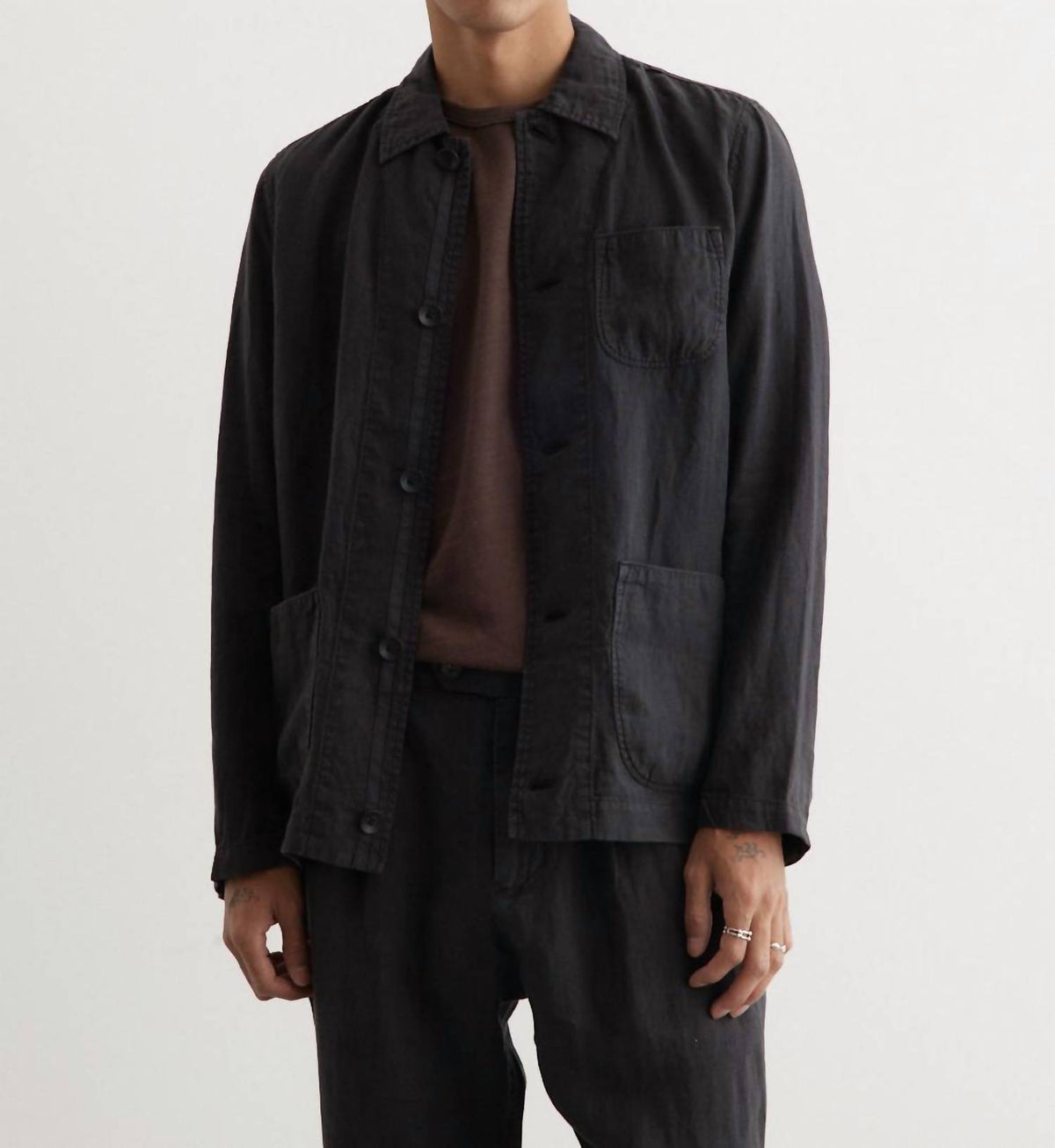 Rag & Bone - Evan Chore Linen Jacket