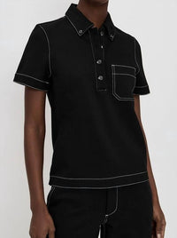 Rag & Bone - Irina Contrast Stitch Polo