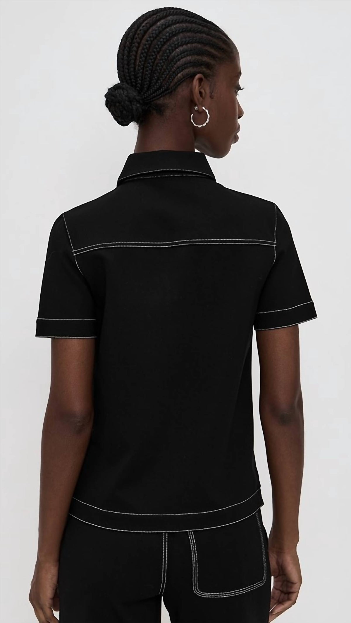 Rag & Bone - Irina Contrast Stitch Polo