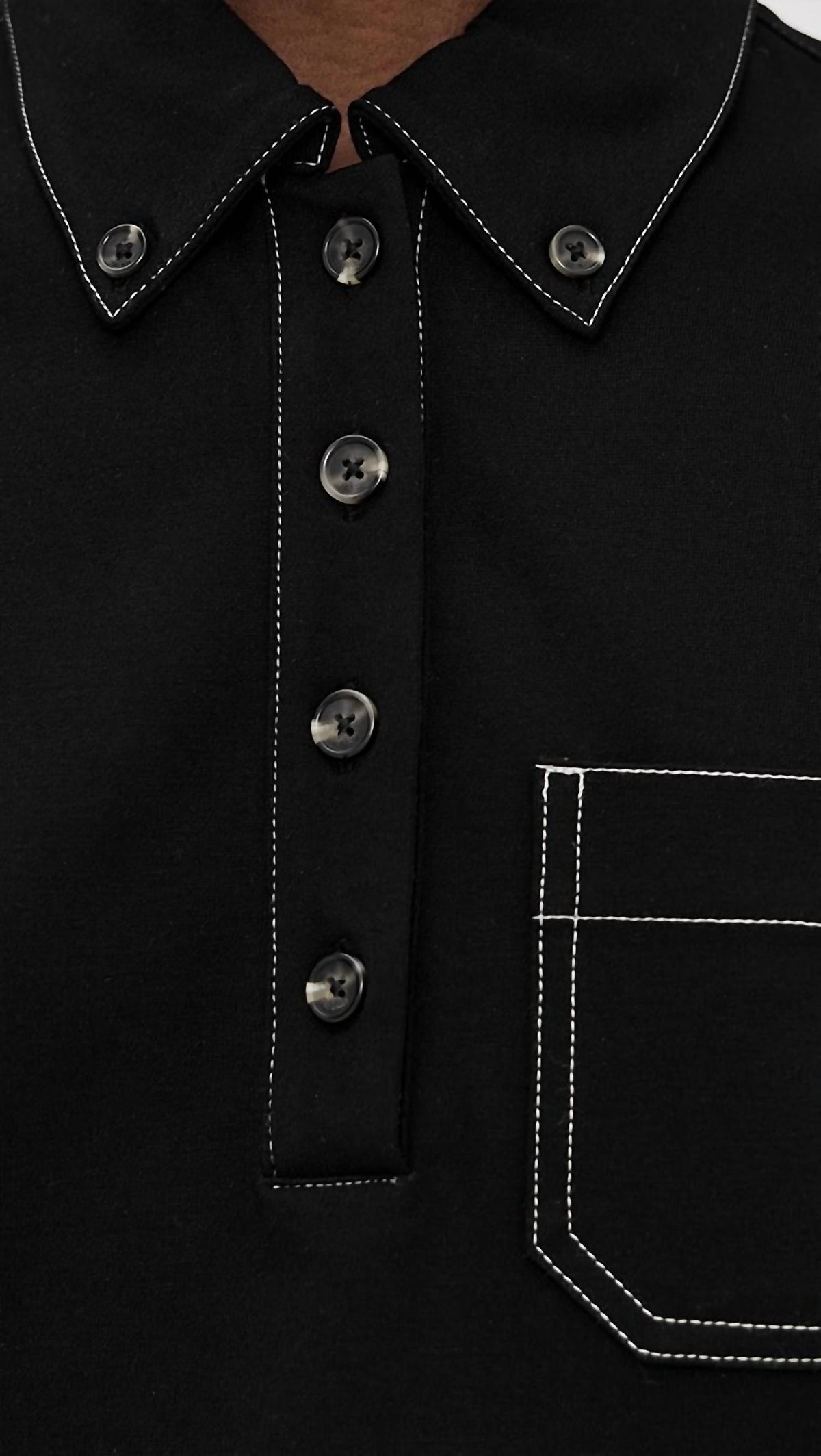 Rag & Bone - Irina Contrast Stitch Polo