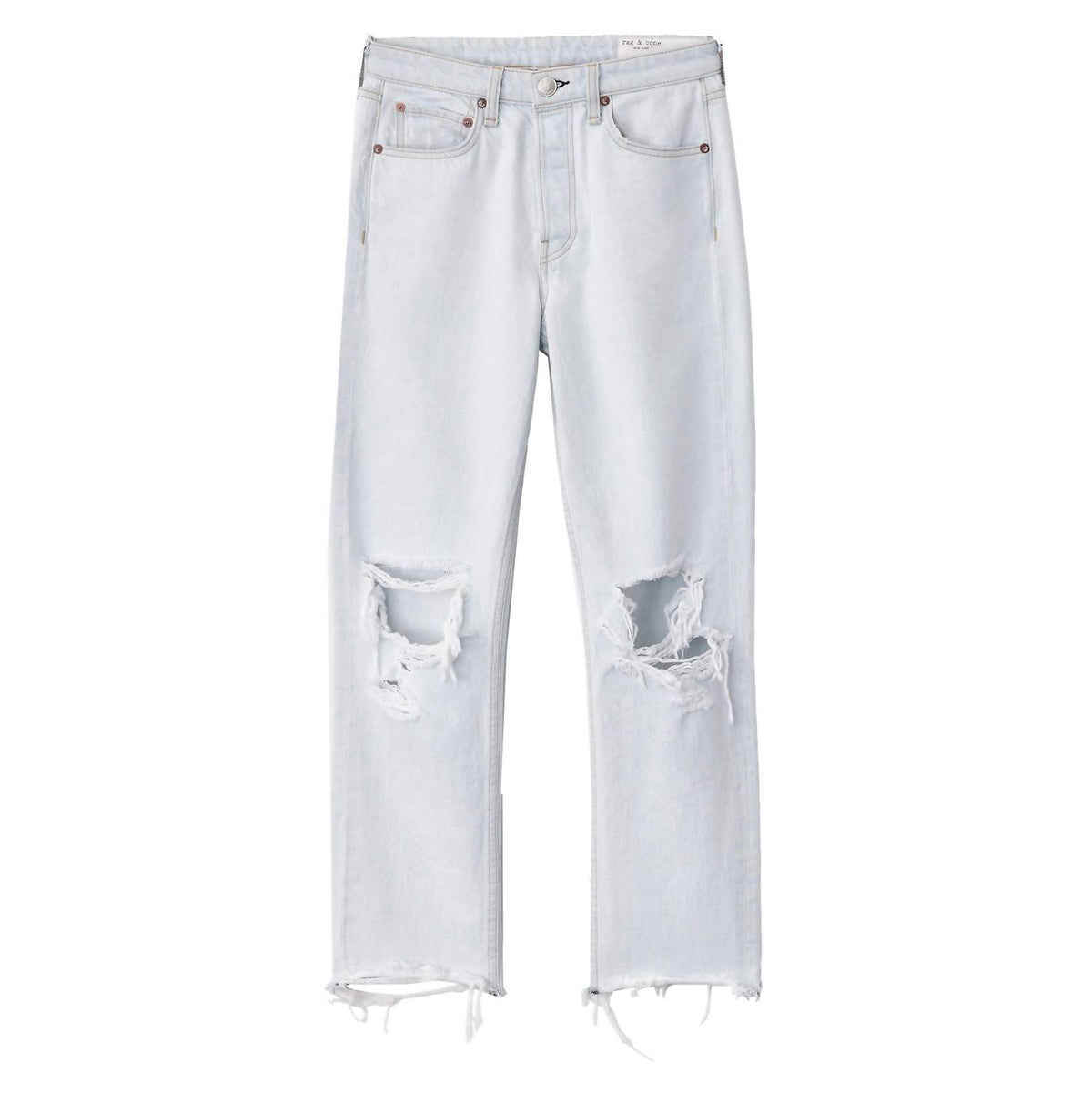 Maya High Rise Slim Ditch Plain Ripped Jeans