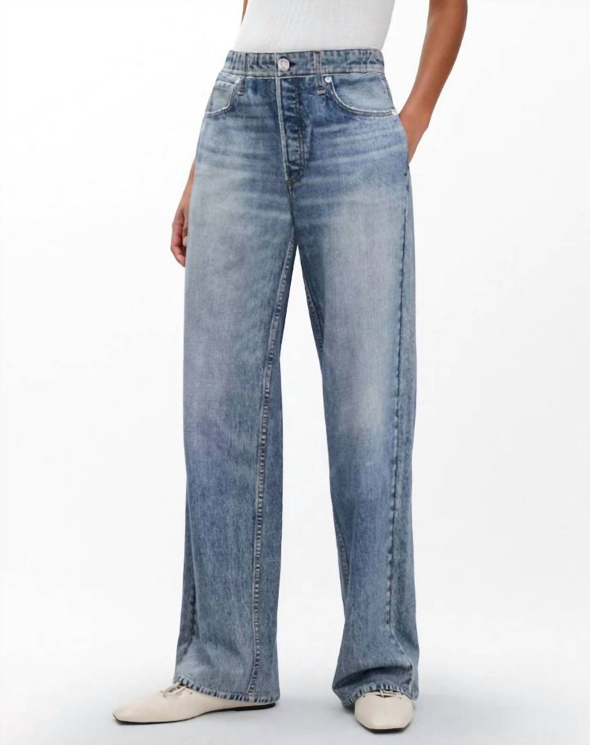 Rag & Bone - Miramar Terry Wide Leg Pants