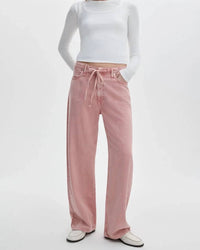 Rag & Bone - Phoebe Drawstring Wide-leg Jeans