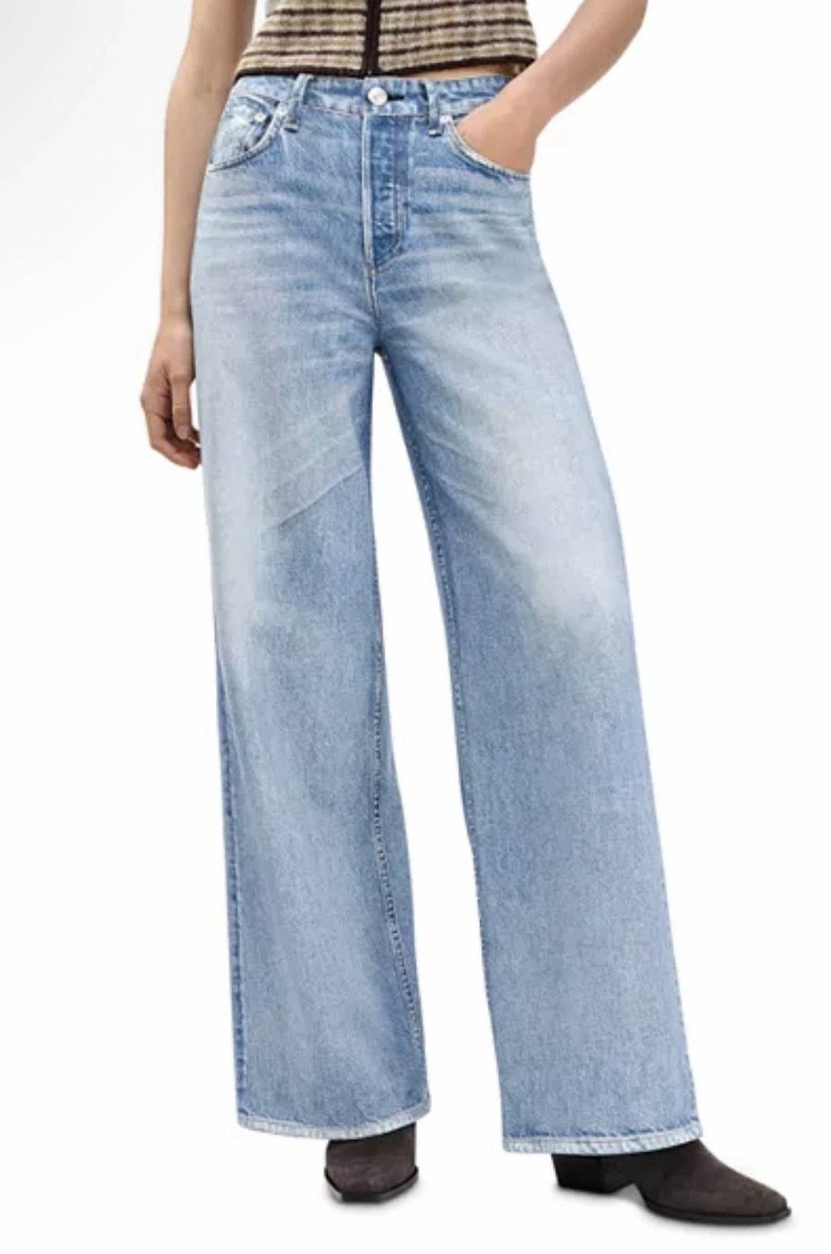 Rag & Bone - RAILY MIRAMAR TERRY SOFIE WIDE PANT