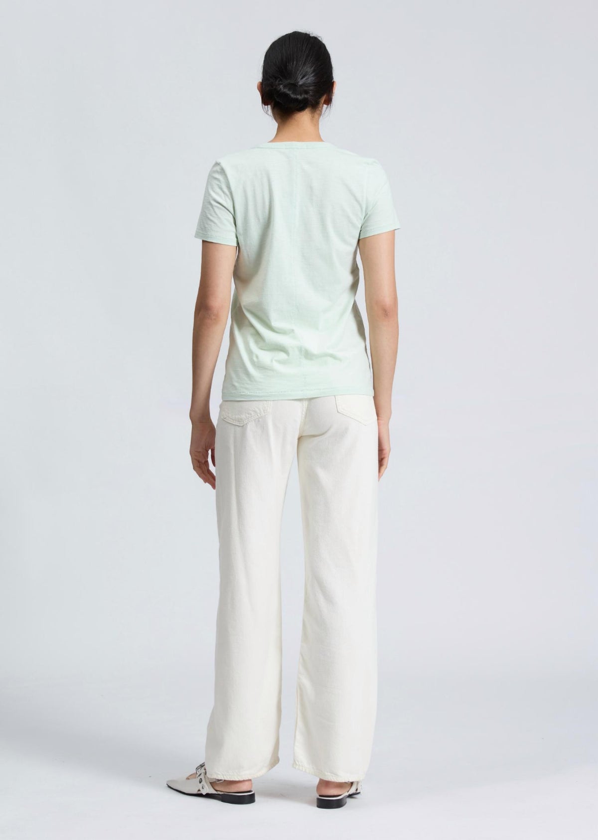 Rag & Bone - Slub Vee Short Sleeve Top
