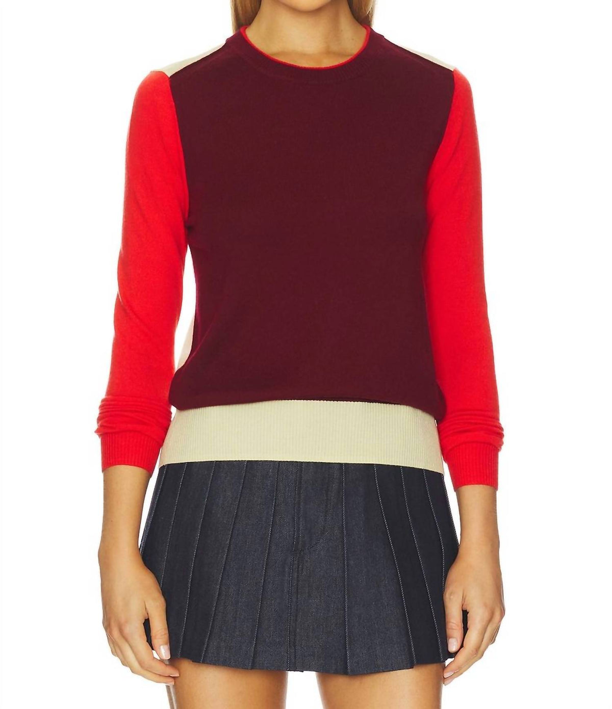 Rag & Bone - Taron Colorblock Crew Top