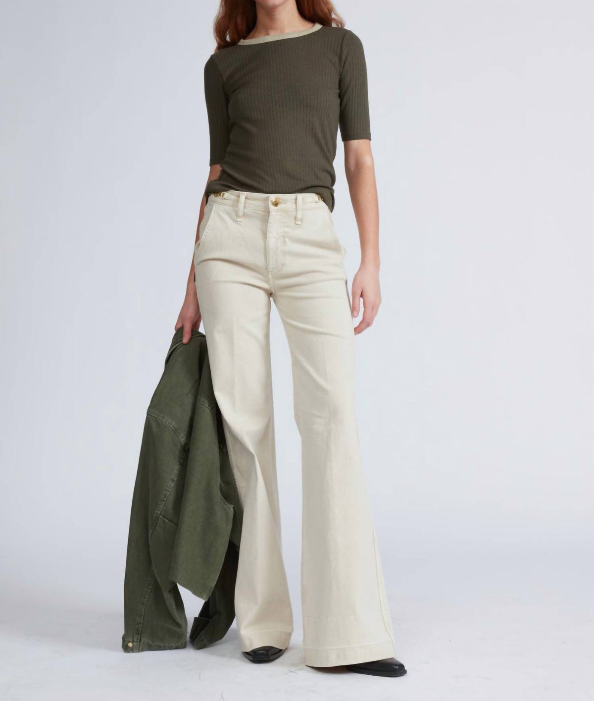 Rag & Bone - The Knit Contrast Ringer Tee