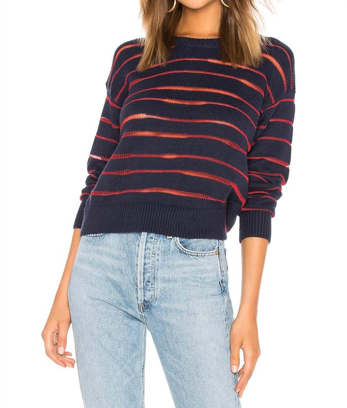Rag & Bone - Unique Stripe Knit Sweater