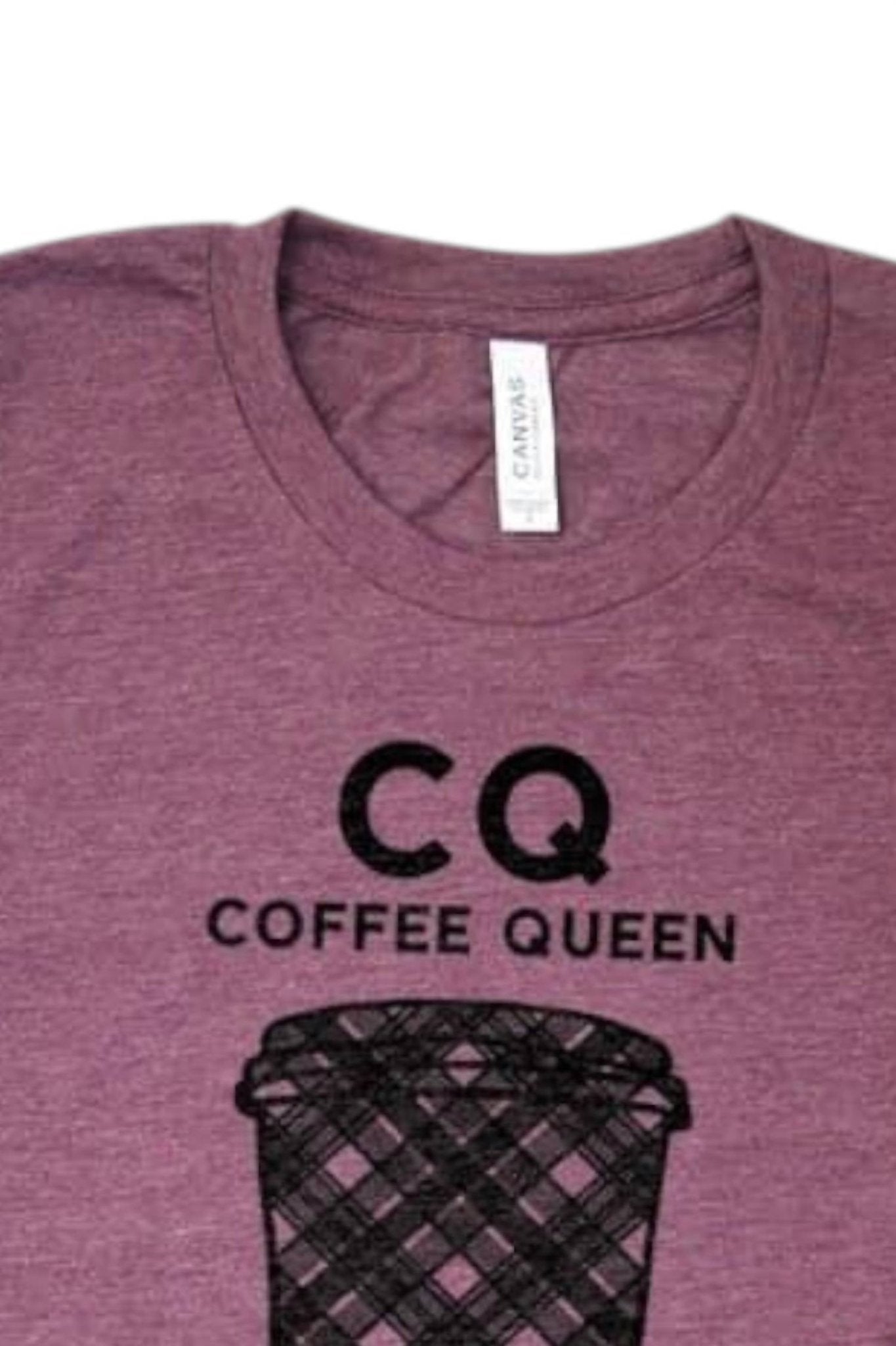 Rags & Royal - Coffee Queen Graphic Tee Shirt - clothing - cotton - blend - graphic