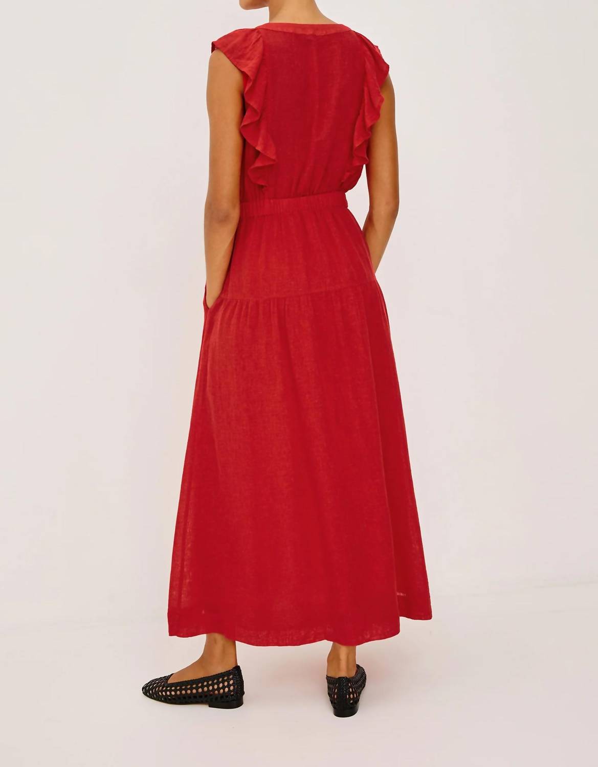 Rails - Beaux Linen Maxi Dress