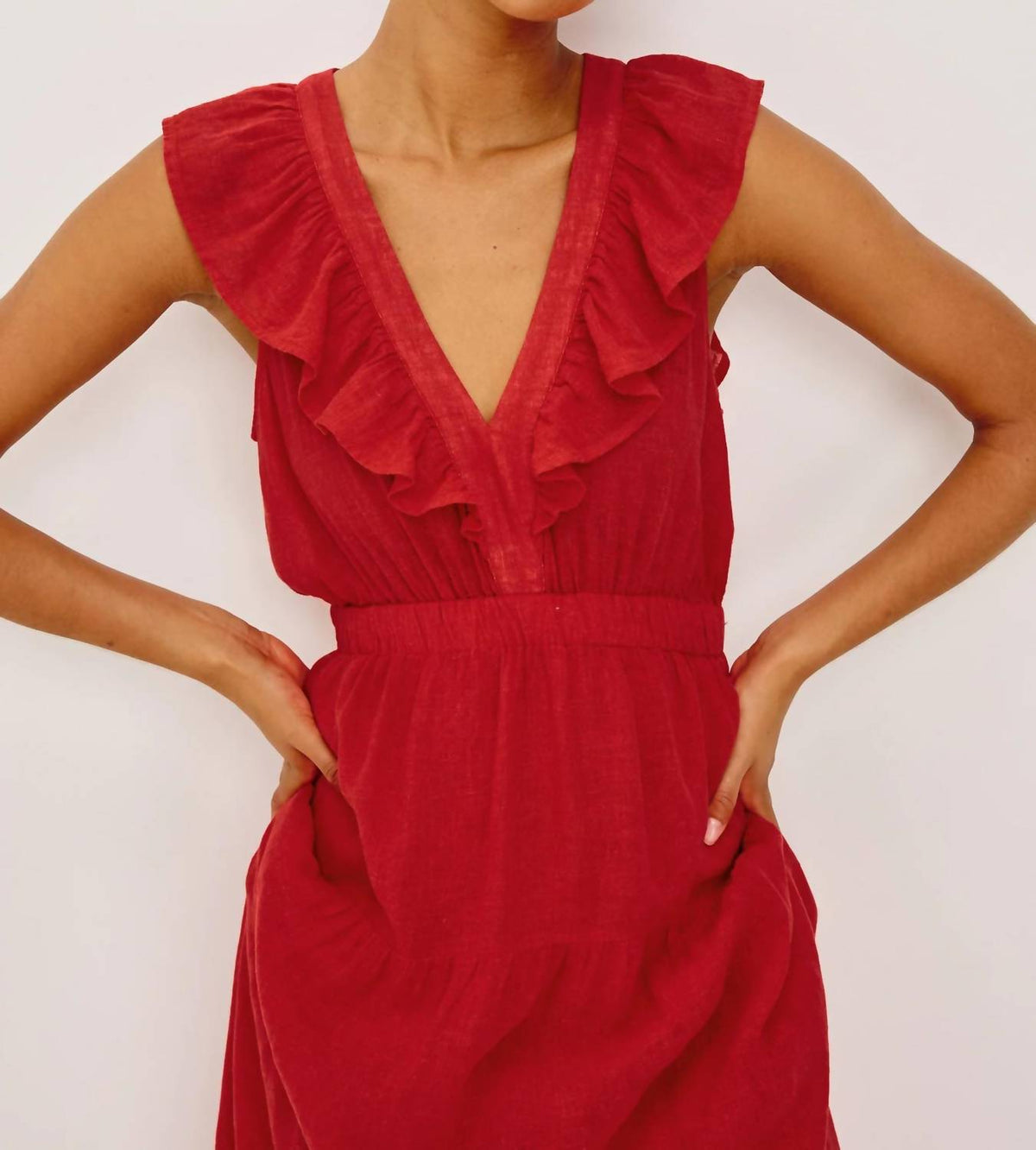Rails - Beaux Linen Maxi Dress