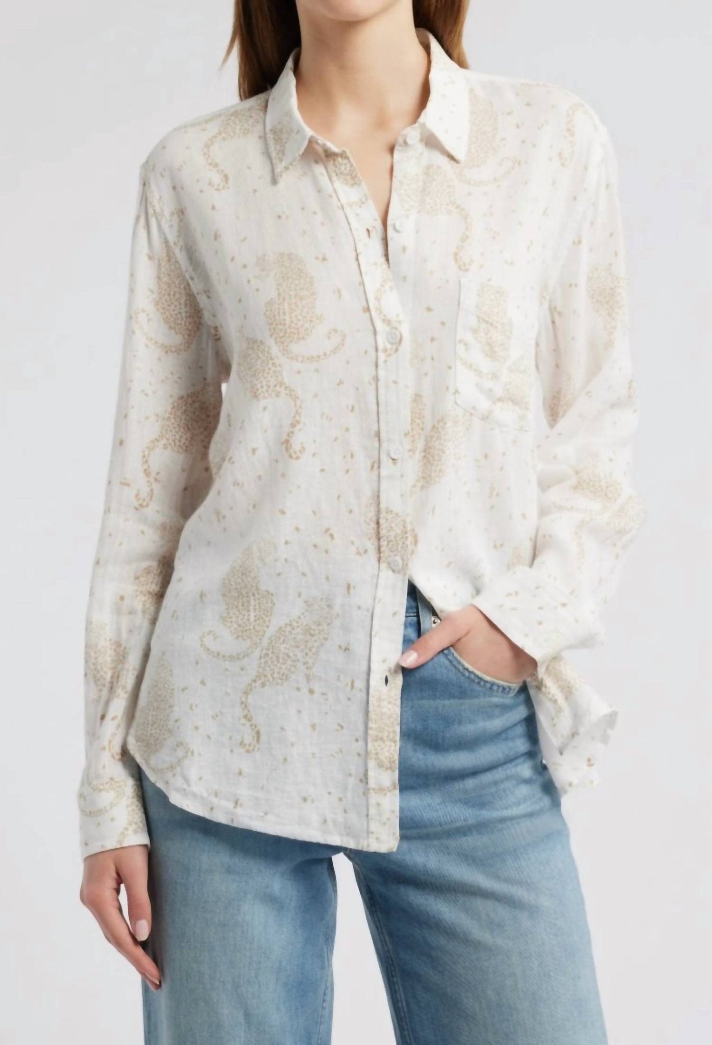 Rails - Charli Button Down Cheetah Spots - animal - button - down - shirts - clothing