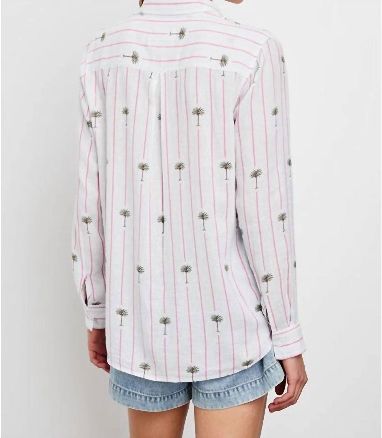Rails - Charli Button Down Striped Shirt - button - down - shirts - clothing - linen - blend