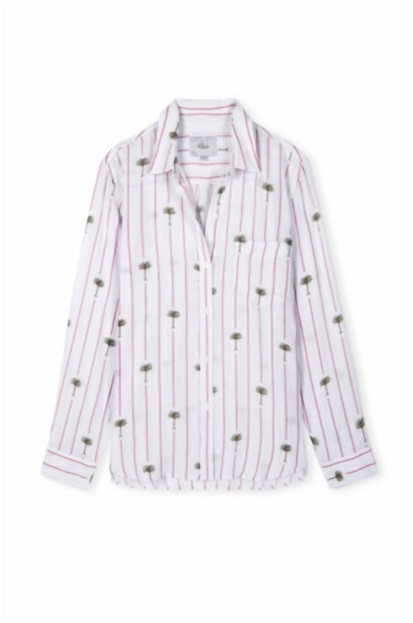 Rails - Charli Button Down Striped Shirt - button - down - shirts - clothing - linen - blend