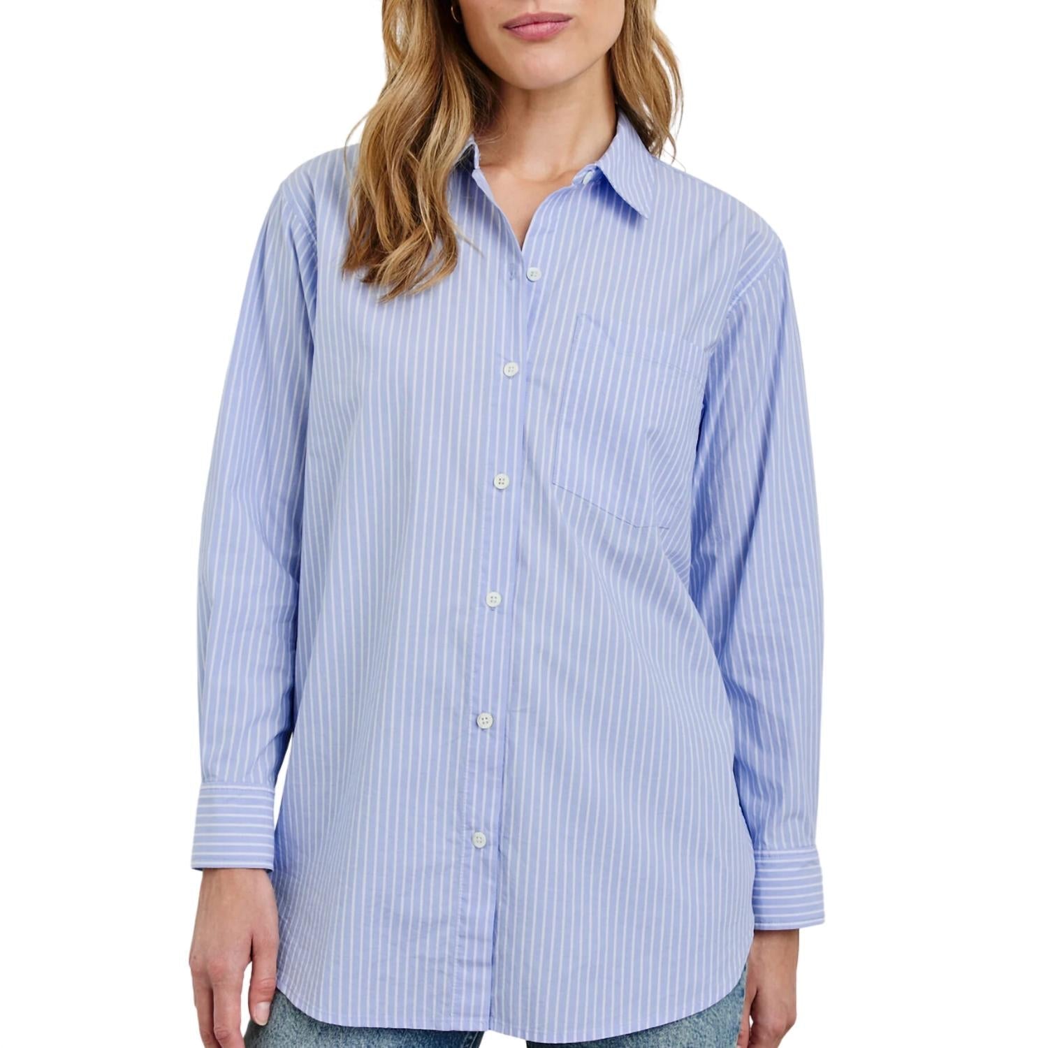 Rails - Elsa Shirt - blue - button - down - shirts - clothing