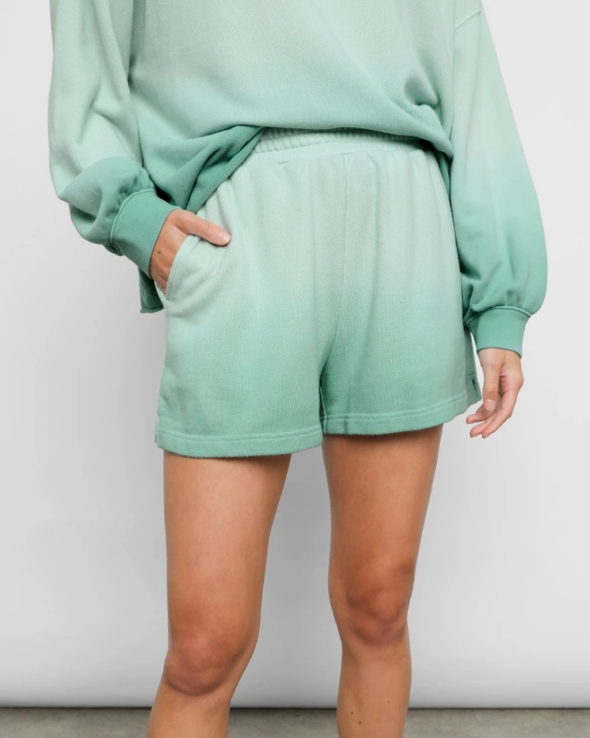 Rails JANE SHORT in aqua dip dye - women's shorts