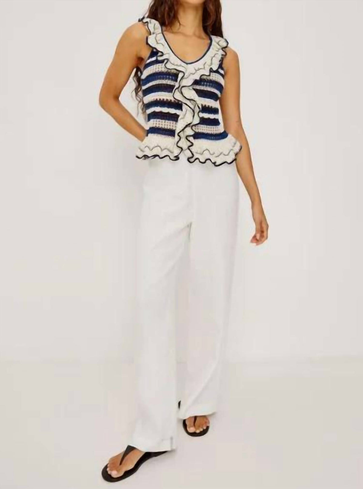 Rails - Luci Top With Ruffle