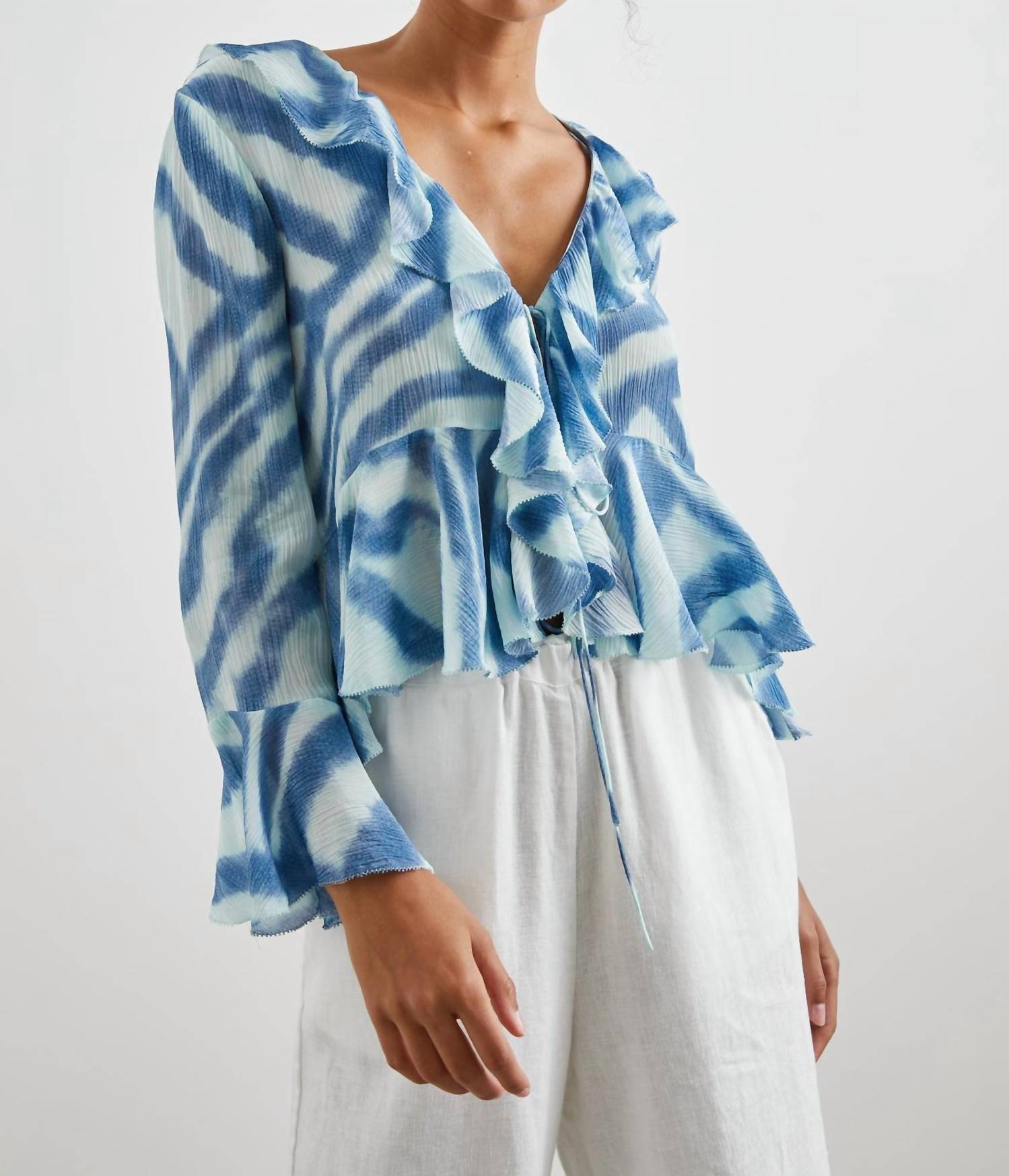 Rails - Nicoletta Blouse - blouses - blue - clothing