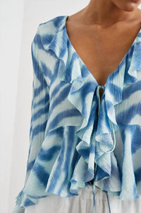 Rails - Nicoletta Blouse - blouses - blue - clothing