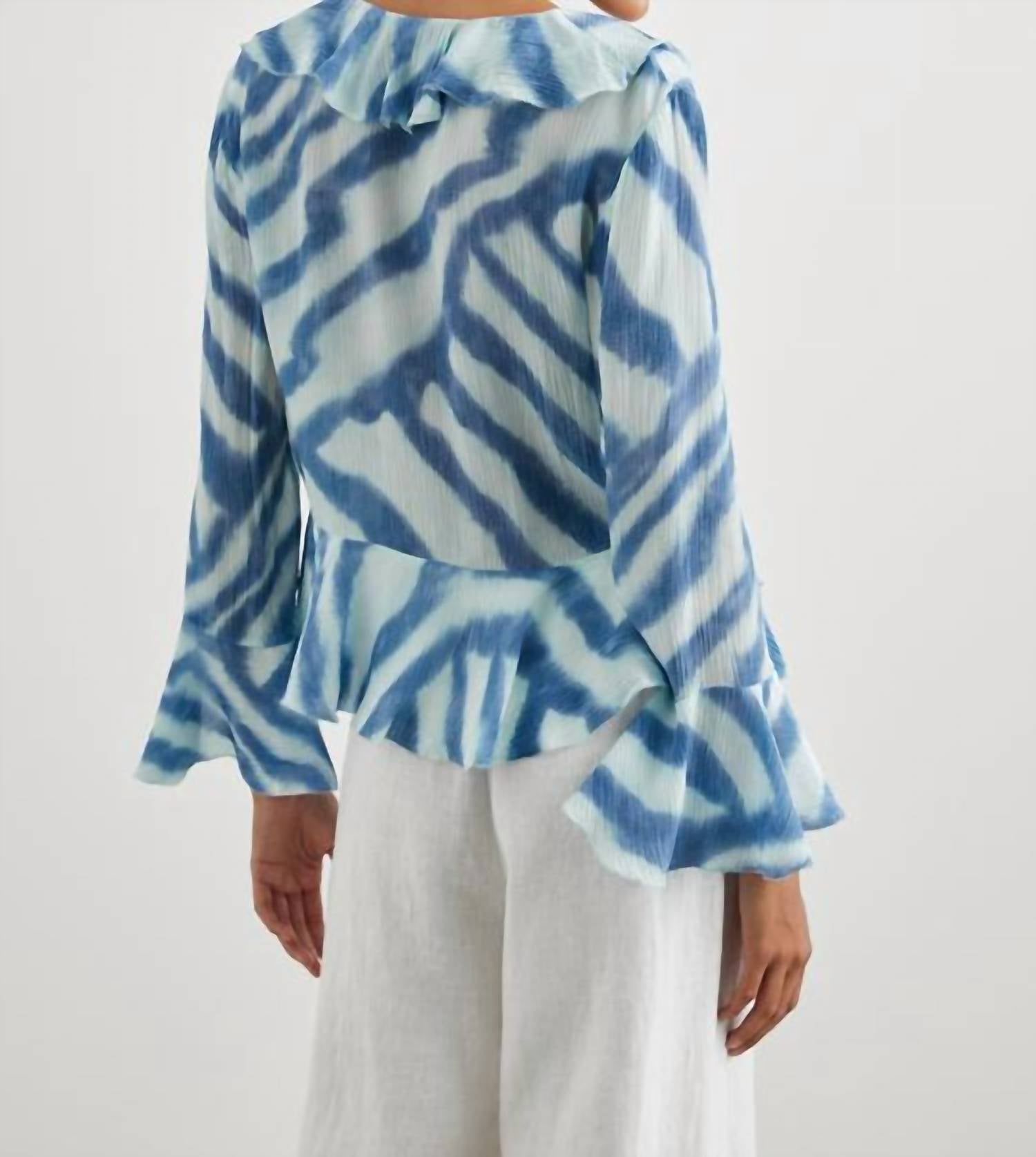 Rails - Nicoletta Blouse - blouses - blue - clothing