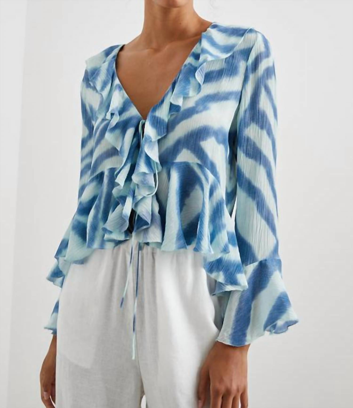 Rails - Nicoletta Blouse - blouses - blue - clothing