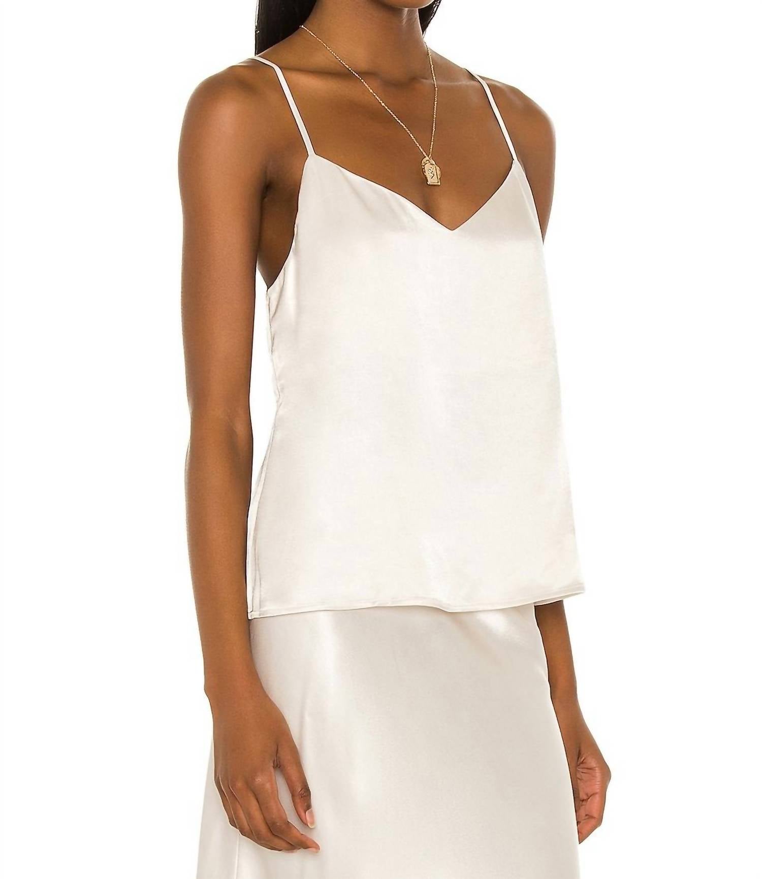 Rails - Paola V - neck Tank Top - clothing - rayon - solid