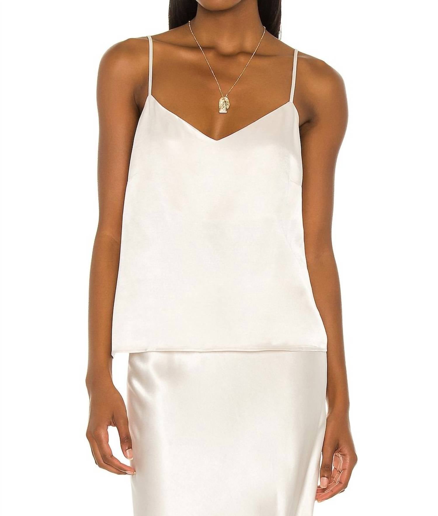 Rails - Paola V - neck Tank Top - clothing - rayon - solid