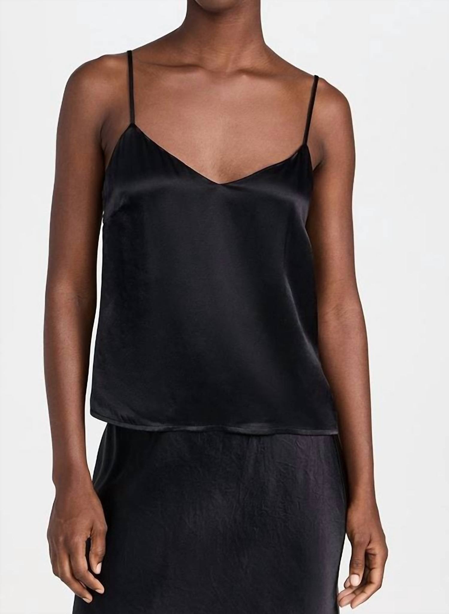 Rails - Paola V - neck Tank Top - black - clothing - rayon
