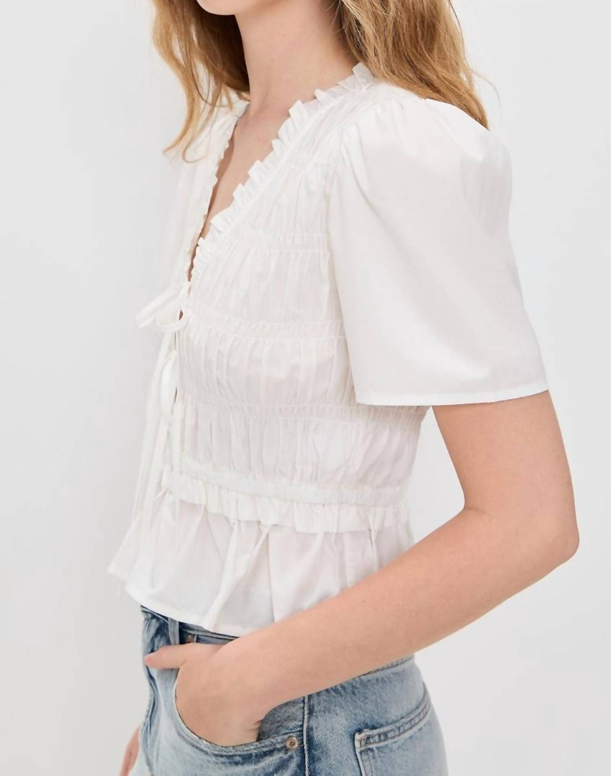 Rails - Portia Tie Front Top