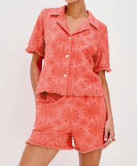 Rails - Tiff Red Sunburst Top