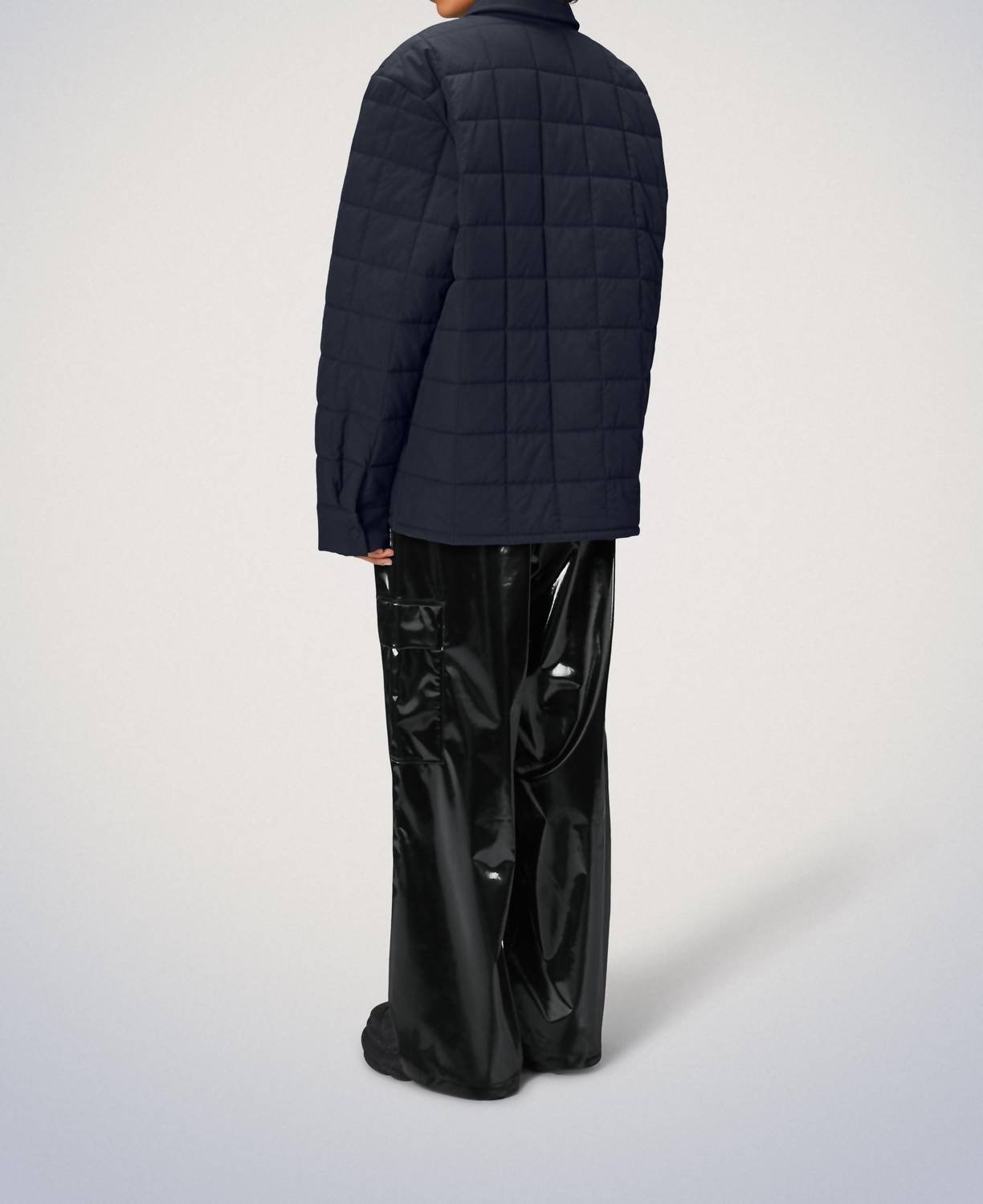 Rains - Giron Liner Overshirt T1 Jacket - blue - casual - jacket - clothing