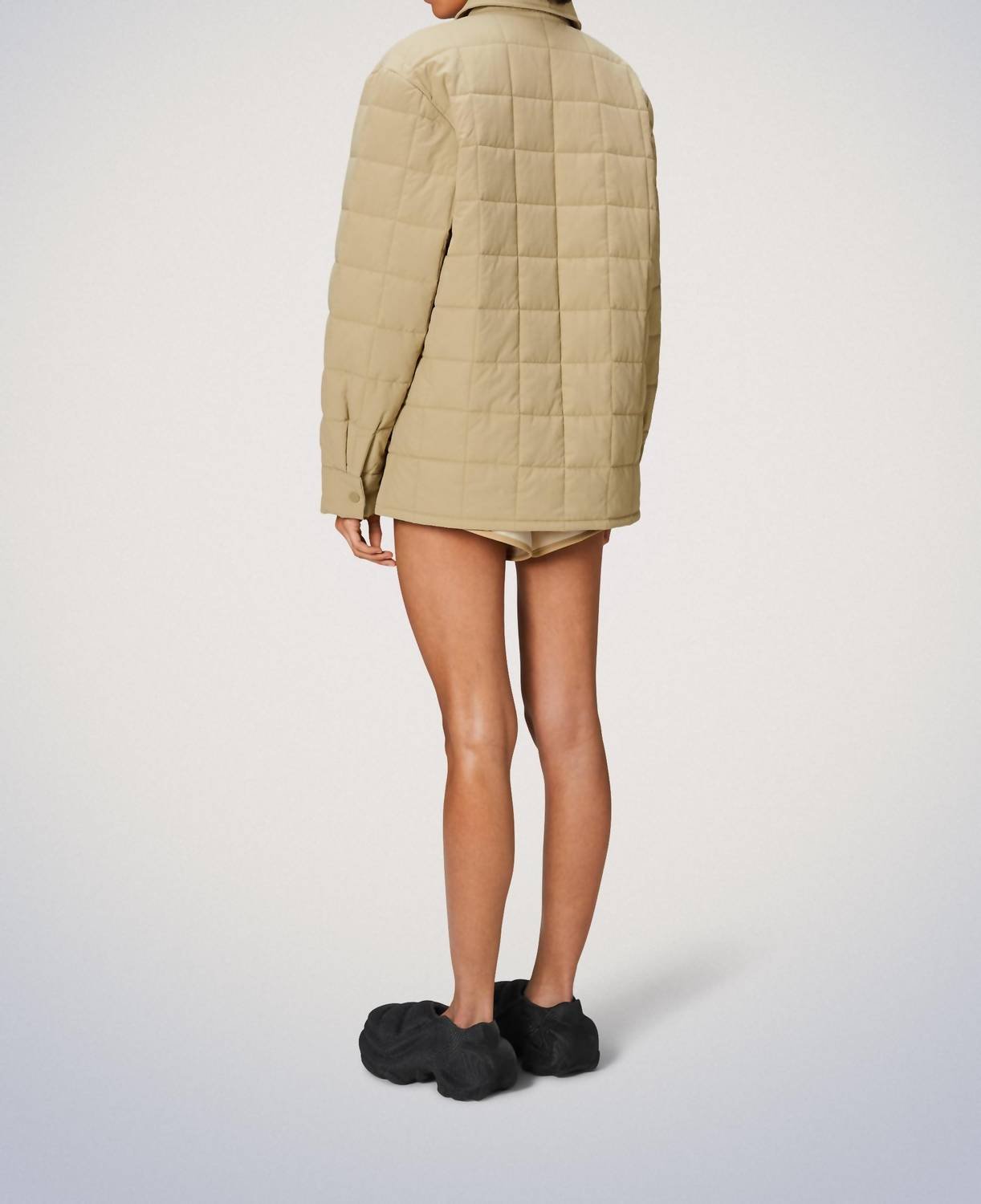 Rains - Giron Liner Overshirt T1 Jacket - beige - casual - jacket - clothing