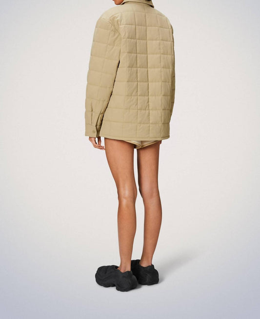 Rains - Giron Liner Overshirt T1 Jacket - beige - casual - jacket - clothing