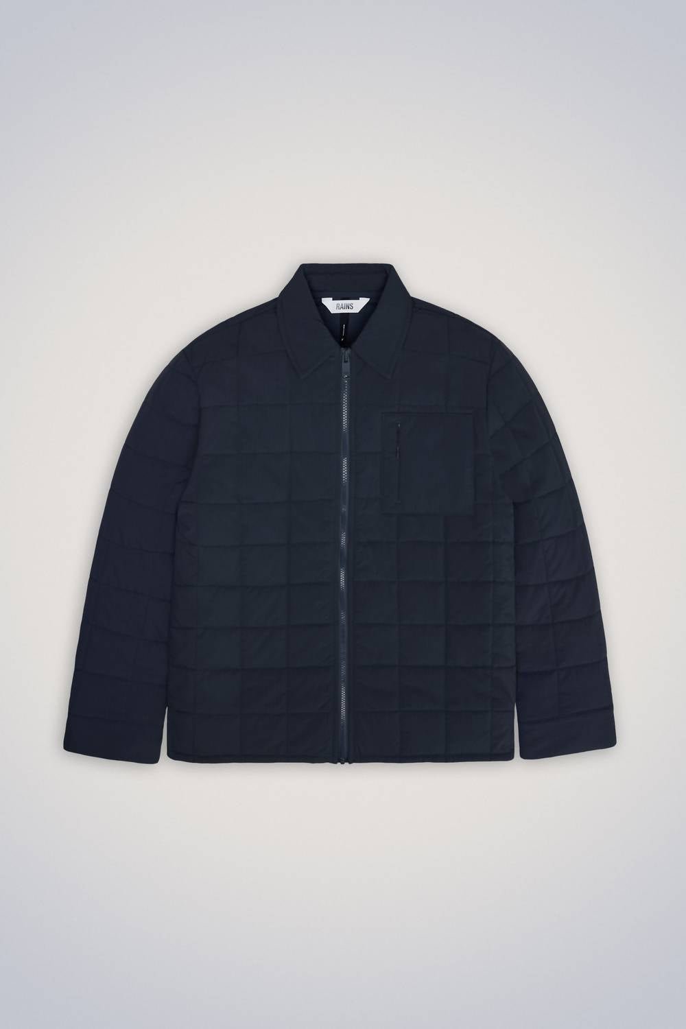 Rains - Giron Liner Overshirt T1 Jacket - blue - casual - jacket - clothing