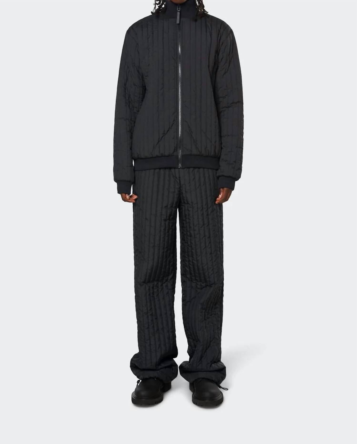 Rains - Unisex Liner High Neck Jacket - black - casual - jacket - clothing