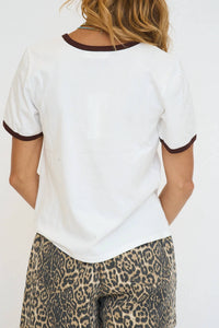 Raisonnel - Bonjour Contrast Ringer Tee