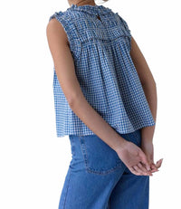 Raisonnel - Gingham Ruffle Blouse