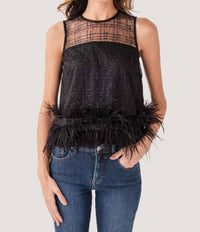 Raisonnel - Luxe Grid Feather Top