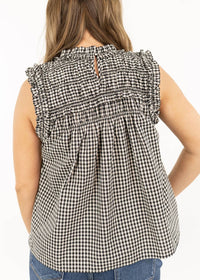 Raisonnel - Maren Gingham Ruffle Top