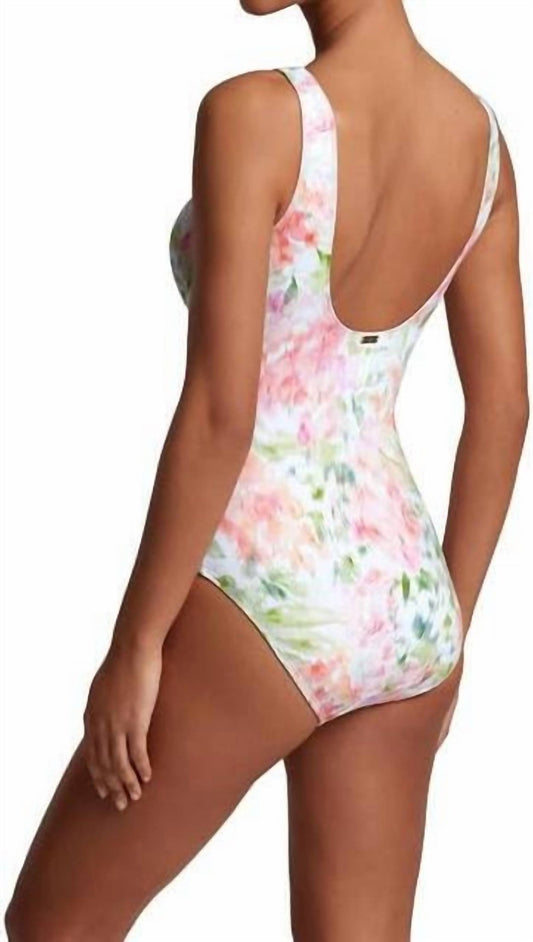 Ralph Lauren - Ruffle Floral Print One Piece Swimsuit - clothing - floral - one - pieces