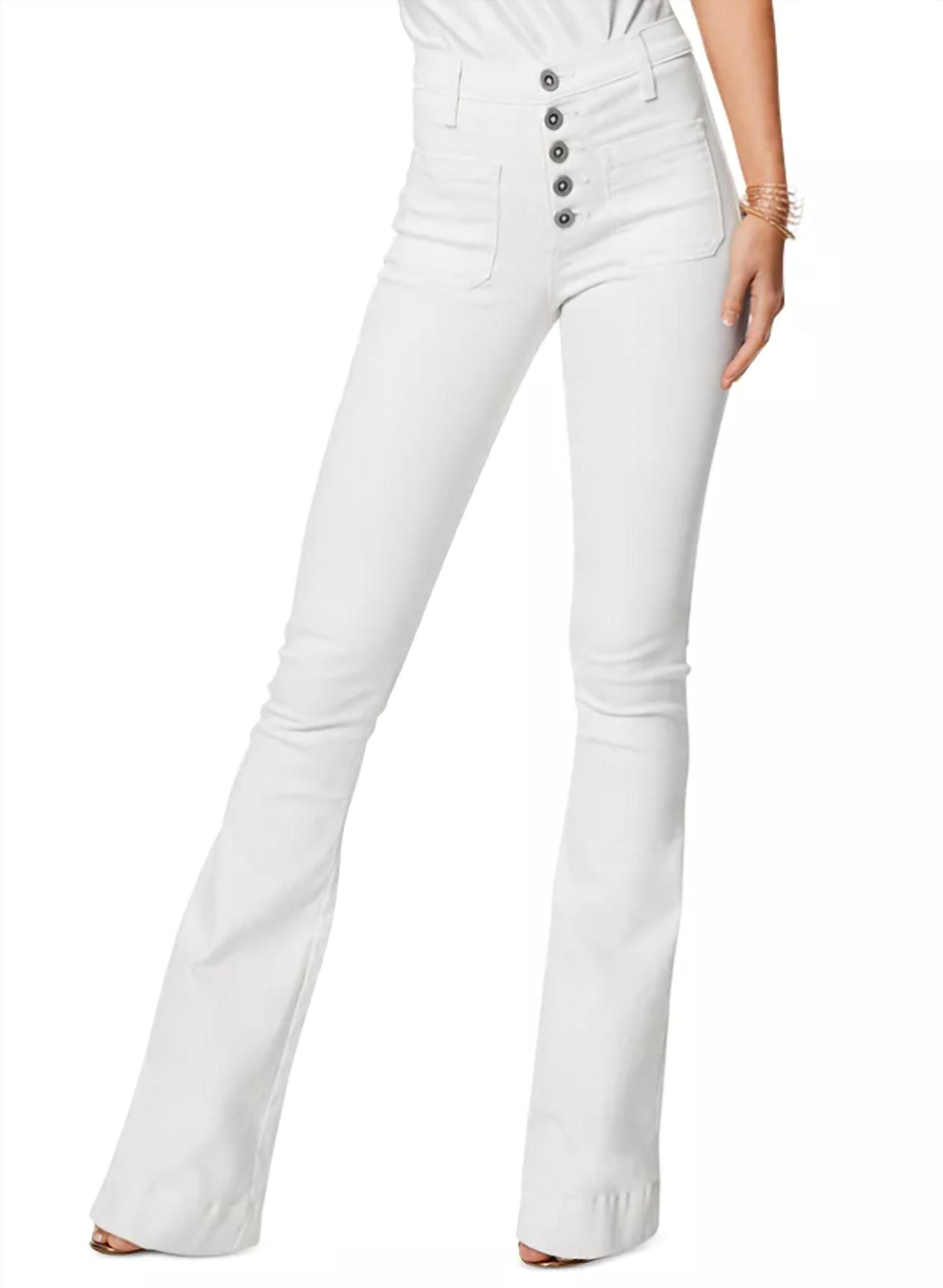 Ramy Brook - Cindy Exposed Button Boot Jeans