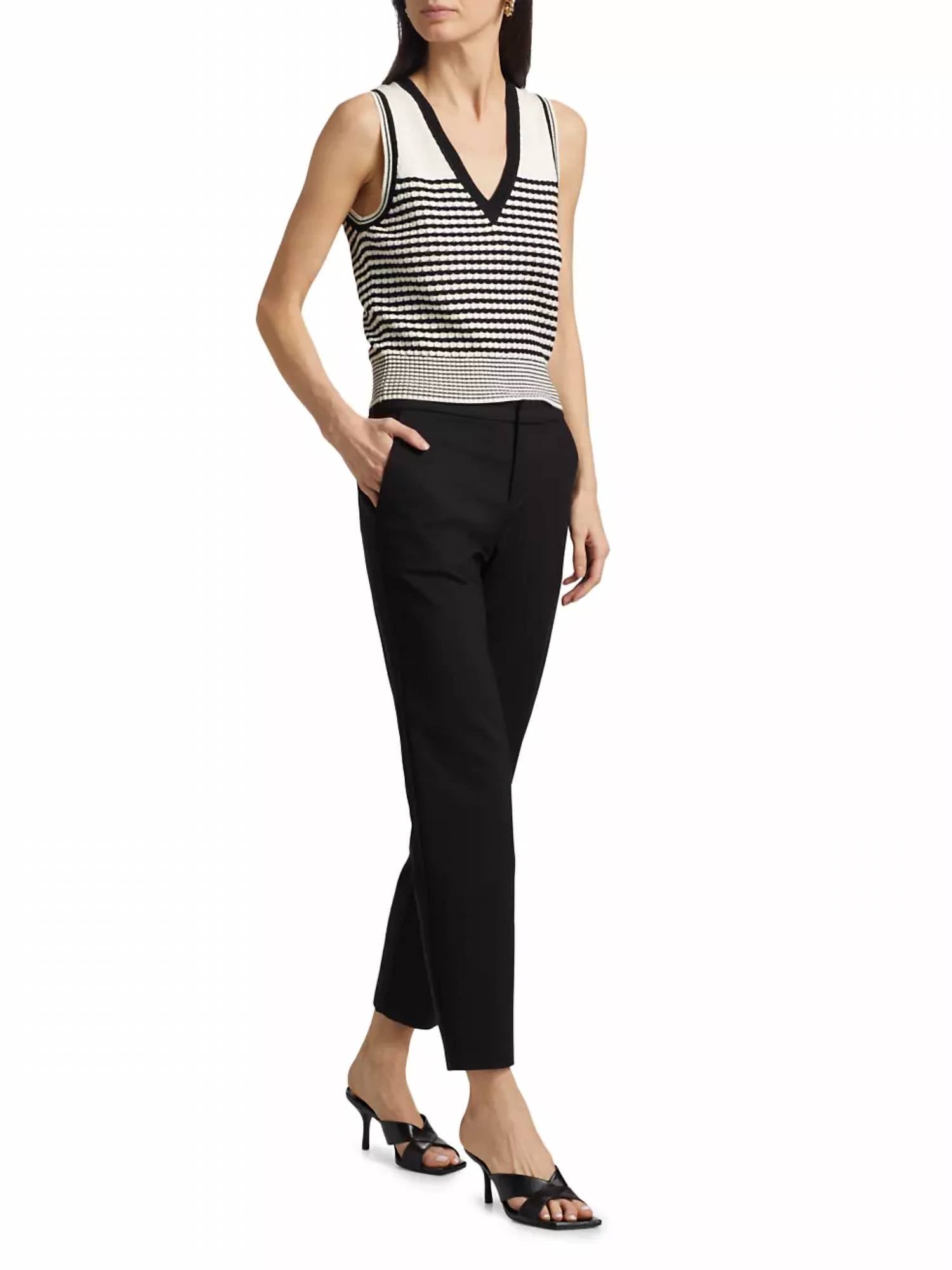 Ramy Brook - Elle Striped Cotton - blend Sleeveless Top - clothing - cotton - blend - stripe