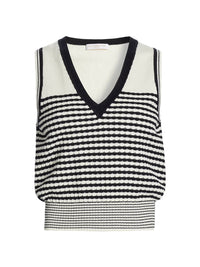 Ramy Brook - Elle Striped Cotton - blend Sleeveless Top - clothing - cotton - blend - stripe
