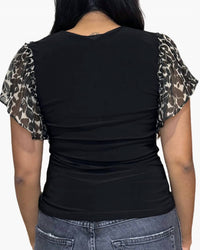 Ramy Brook - Lysette V-Neck Flutter Sleeve Top